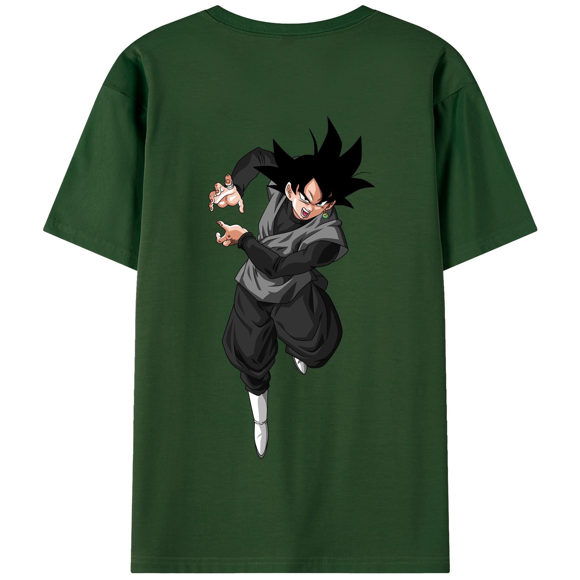 （画像用） ドラゴンボール ベジータ四世（Bejīta Yonsei）DRAGON BALL Vegeta IV 綿100％半袖Tシャツ（背面プリント）